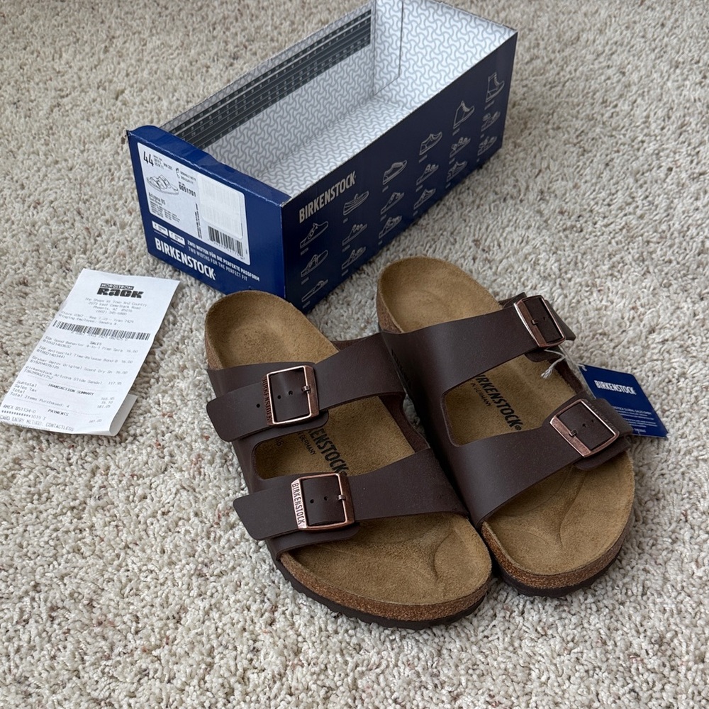 Birkenstock Dark Brown Arizona Sandals